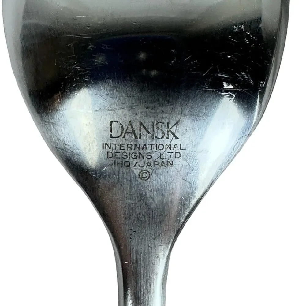 Dansk ANVIL IHQ Japan Vintage 1980s Stainless Satin TEASPOONS-6.5”-Set of 3